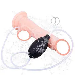 Реалістичний фалоімітатор 'Squirt Extreme Dildo' з сім'явипорскуванням 21 см Тілесний K000295 - мініатюра 2