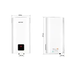 Водонагрівач Mixxus EWH-13080 CUBE WET(V) 80 л, 2,0 кВт, "мокрий" ТЕН, вертикальний, квадратний, білий (WH0612) - мініатюра 4
