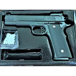 Іграшковий пістолет на кульках "Браунінг Browning HP" Galaxy G20 метал чорний - мініатюра 2