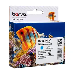 Картридж Barva HP 933XL (CN054AE/CN058AE) 920 c, Cyan (IC-933XL-C)