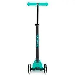 Самокат дитячий Micro Maxi Deluxe Glow LED 3-колісний желейний зелений (MMD365) - мініатюра 3