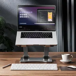 Підставка до ноутбука Rtako RS-CP75A Dual-Layer Carbon Steel Laptop Stand (6930539527331) - мініатюра 4