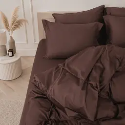 Підковдра MirSon Сатин Satin Premium Cacao Active 110 x 140 см (2200013489498) - мініатюра 2