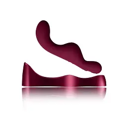 Вибромассажер Rocks Off Ruby Glow, 18.6х3.2 см (бордо)