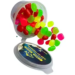 Плаваюча силіконова насадка HARPOON Кукурудза Carp Cake 8*9мм 30мл Color mix