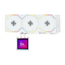 Система жидкостного охлаждения Lian Li HydroShift II LCD-S 360TL, White (G89.GHS2LCDS36TW.00)