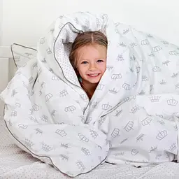 Простирадло Cosas полуторне 155х240 grey dots, білий (Горох_серый_25) - мініатюра 3