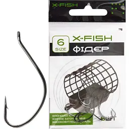 Крючок X-Fish Фидер 6 (8шт/уп)