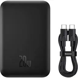 Павербанк Baseus Magnetic Wireless Mini Air Black 6 000 mAh / 20 Вт (P10059002113-00)