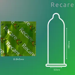 Презервативи Recare Ultra Thin mint 3 шт. з ароматом м'яти (ROZ6501053498) - мініатюра 5