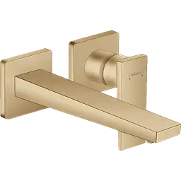 Змішувач Hansgrohe Metropol для раковини зі стіни 225 мм Brushed Bronze 32526140 Бронза