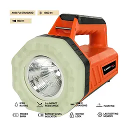 Ліхтар Mactronic пошуковий Flagger Max Rescue (1800 Lm) White/Orange LED USB-C 8800 mAh (PSL0073R) (DAS303960) - мініатюра 3