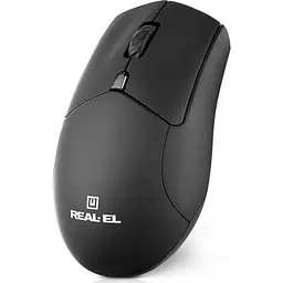 Комп'ютерна мишка Real-El RM-460W Wireless/Bluetooth Black (EL123200048) - мініатюра 4