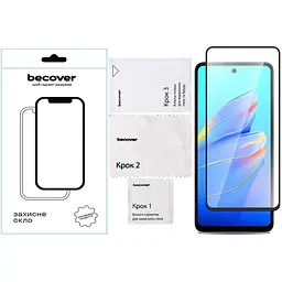 Захисне скло BeCover для Tecno Camon 30 (CL6) Black (712499) - мініатюра 2