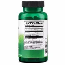 Йод з водоростей Swanson Kelp Iodine Source 225 mcg, 250 таблеток - мініатюра 2