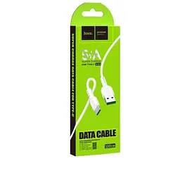 Кабель Hoco X33 Type-C 5A Surge charging data cable White - мініатюра 2