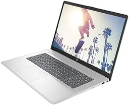 HP Ноутбук 17-cn4043ua 17.3" FHD IPS AG, Intel 5-120U, 16GB, F512GB, UMA, DOS, сріблястий - мініатюра 3