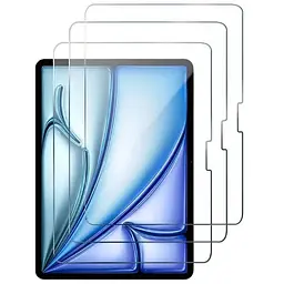 Захисне скло DK для Apple iPad Air 13" M3 2025 A3268/A3269/A3271 Full Glue 3 шт (017813)