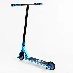 Самокат трюковий Best Scooter 60х85 см Блакитний 000231664 - мініатюра 4