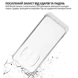 Чохол до мобільного телефона BeCover Anti-Shock Xiaomi Redmi Note 15 Pro Plus 5G Clear (714912) - мініатюра 5