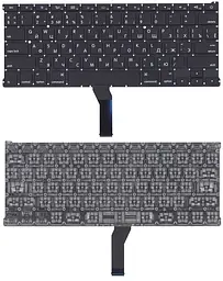 Клавіатура Apple MacBook Air 2011+ A1369 (2011), A1466 (2012, 2013, 2014, 2015) Black, (No Frame), RU (горизонтальний ентер) - мініатюра 3