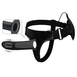 Страпон - Pretty Love Vito 6.8" Vibrating Strap On - мініатюра 4