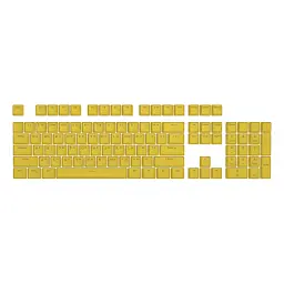 Комплект кейкапів Hator First Ukrainian PBT Keycaps Yellow (HTS-139)