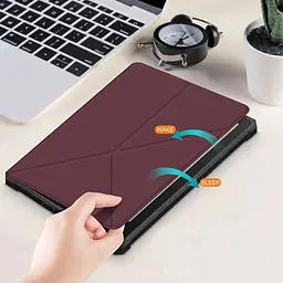 Обкладинка Ultra Slim Origami BeCover для Amazon Kindle Paperwhite 11th Gen. 2021 Red Wine (707222) - мініатюра 6
