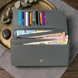 Жіночий гаманець Tony Perotti New Rainbow 3435 grigio (90077) сірий - мініатюра 2