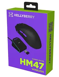 Миша HATOR Hellyberry HM47 Wireless Black Violet (HM47_black_violet) - мініатюра 10