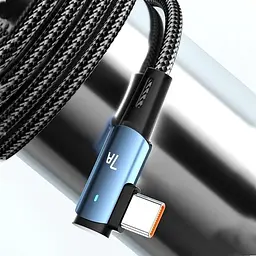Кабель Essager Sunset Bend Type 7A cable USB A to Type C 2 м 100W Blue (EXCWT7A-CGA03-P) - мініатюра 2
