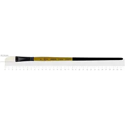 Пензель щетина овальна AMBER 2306FR №8 довга ручка Rosa
