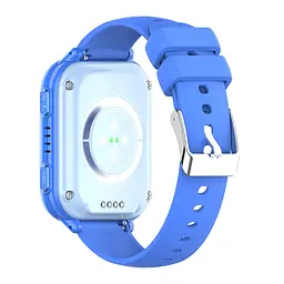 Смарт-годинник-телефон дитячі Wonlex KT33 з камерою WI-FI GPS SIM-карта силіконовий ремінець Blue (17776) - мініатюра 2