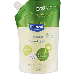 Гель для тіла та волосся Mustela Eco-Refill 400 мл