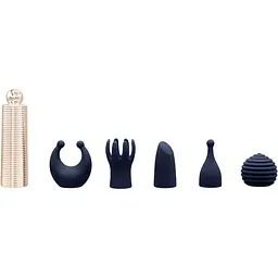 Вібромасажер Pillow Talk Secrets Desires 6-Piece Mini Massager Set - Navy - мініатюра 2