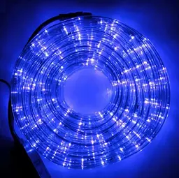 Світлодіодна стрічка LED 100м 220V Дюралайт Синя - мініатюра 6