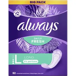 Щоденні прокладки Always Daily Fresh Long Без запаху 52 шт. - мініатюра 2