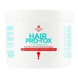 Відновлююча маска для волосся Kallos Cosmetics KJMN Pro-Tox Hair Mask з кератином, колагеном та гіалуроновою кислотою 500 мл - мініатюра 3