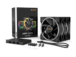Вентилятор для корпусу Be quiet! Light Wings 120mm PWM High-Speed 3 pack (BL076) - мініатюра 2