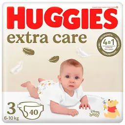 Підгузки Huggies Extra Care Size 3 (6-10 кг) 40 шт (5029053574400)