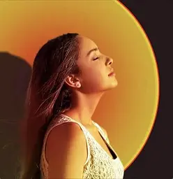 Проєкційний світильник заходу сонця — Sunset Lamp - мініатюра 4