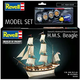 Збірна модель-копія Revell корабль HMS Beagle рівень 5 масштаб 1:96 (RVL-65458) - мініатюра 5