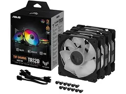 Вентилятор Asus TUF Gaming TR120 ARGB Reverse Black 3-Pack (90DA00D0-B09020) - мініатюра 7