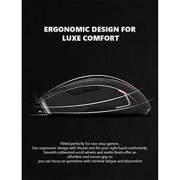 Комп'ютерна миша Marvo M720W бездротова безшумна 6colors-LED 8 кнопок Fast Key 4800 dpi Black - мініатюра 6