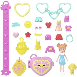 Набір-підвіска Mattel Polly Pocket Фруктовий стиль з мінімодницею в асортименті (JKR51) - мініатюра 4