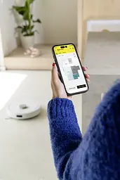 Karcher Робот-пилосос RVC 3 Comfort, h=0.97см, вологе прибирання, конт пилок -0.24л, вода -0.28л, автон. робота до 130хв, Bluetooth зарядна станція, білий - мініатюра 5