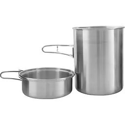 Набір посуду Tatonka Pot Set For Gas Cartridge 450+Burner Сріблястий - мініатюра 2