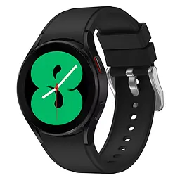 Ремінець Samsung Galaxy Watch 4 Classic 42 mm - чорний силікон розмір L ширина кріплення 20мм (WB00S4GALAXYCLASSIC1442) - мініатюра 2