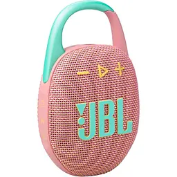 Портативна акустика JBL Clip 5 Pink (JBLCLIP5PINK) - мініатюра 1