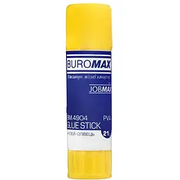 Клей-олiвець BUROMAX 21г, BM.4904 JOBMAX
